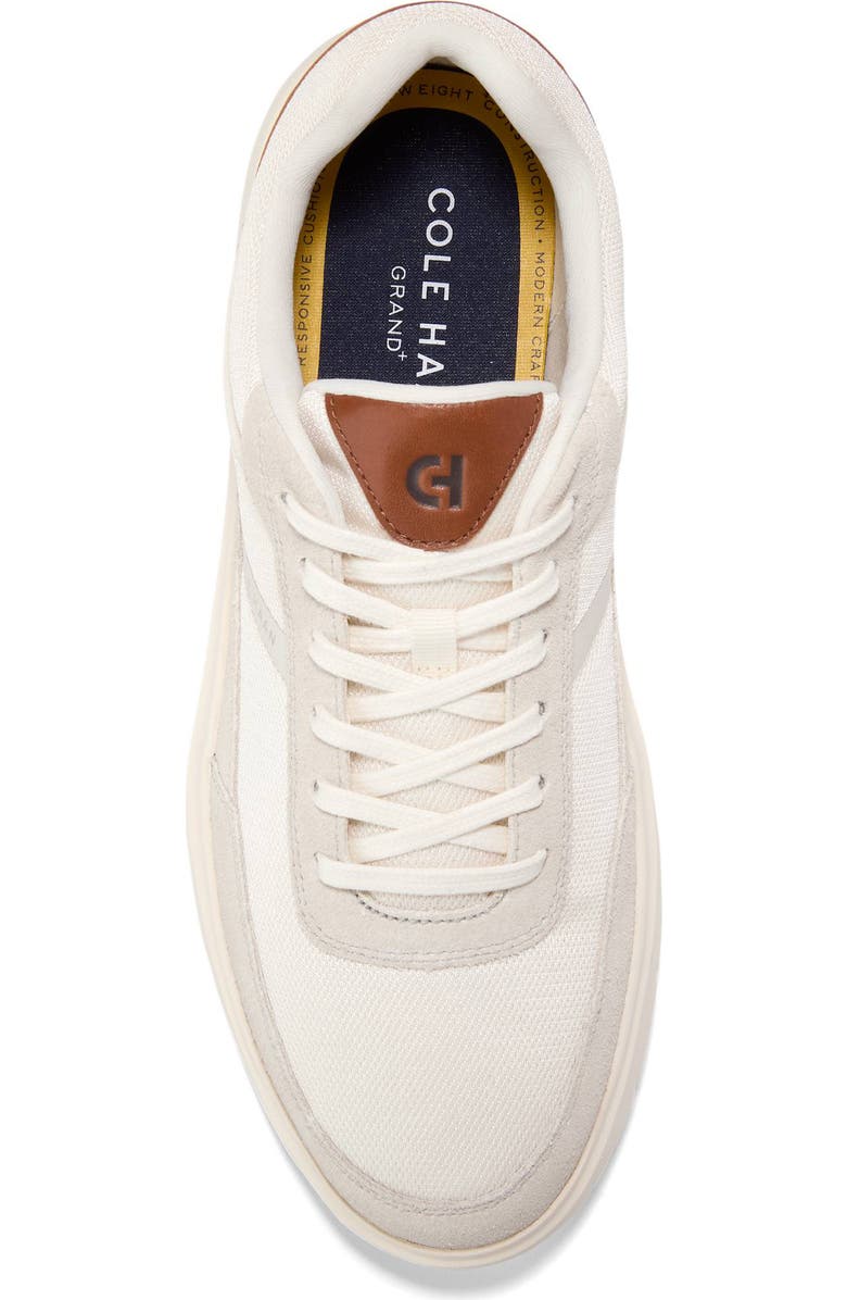 Cole Haan Grand Stridion Sneaker, Alternate, color, Ivory/ British Tan