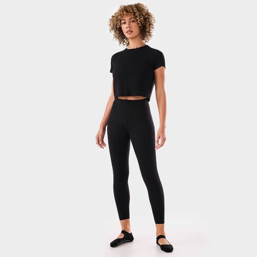 Tavi High Waisted Pocket 7/8 Legging In Black