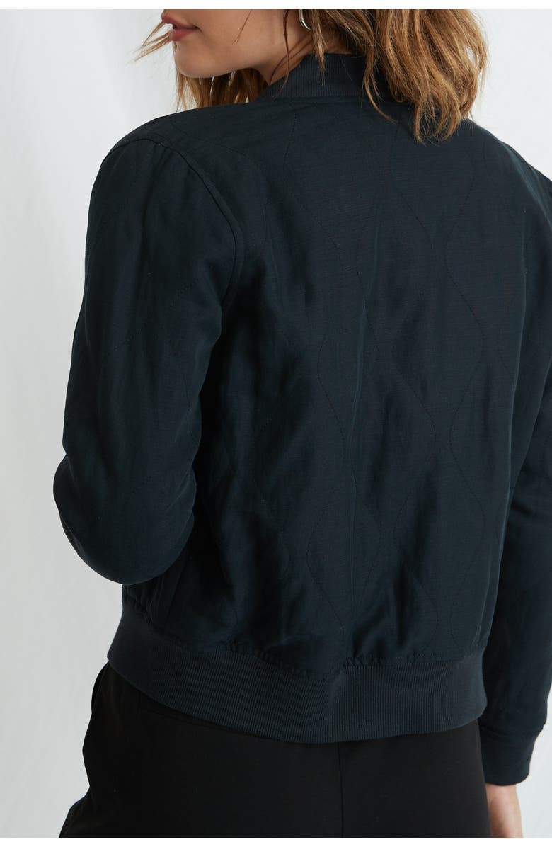 Marine Layer York Quilted Bomber Jacket, Alternate, color, 