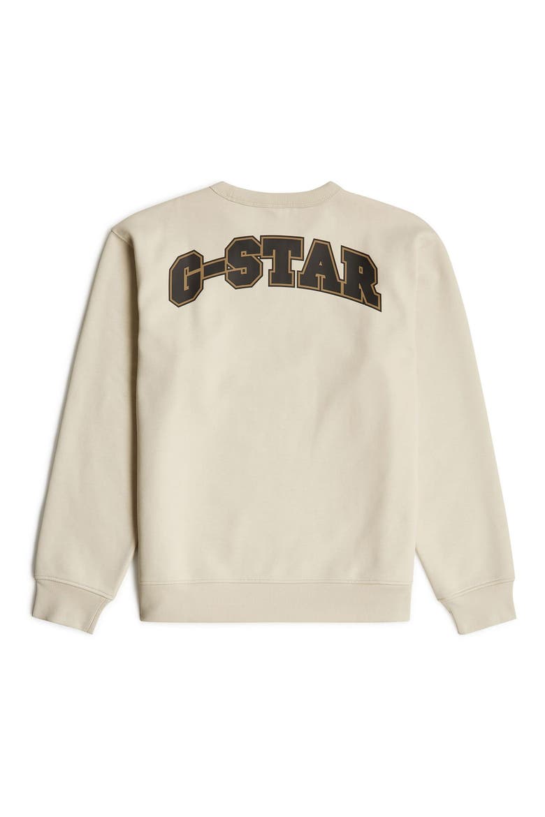 Running Dog Crewneck Sweatshirt, Alternate, color, WHITEBAIT