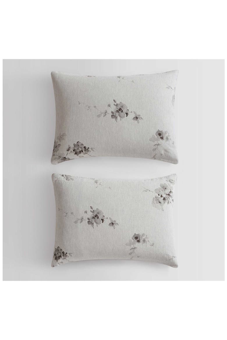 Aquarelle Mélange Gauze Comforter & Shams Set, Alternate, color, BEIGE/ TAN