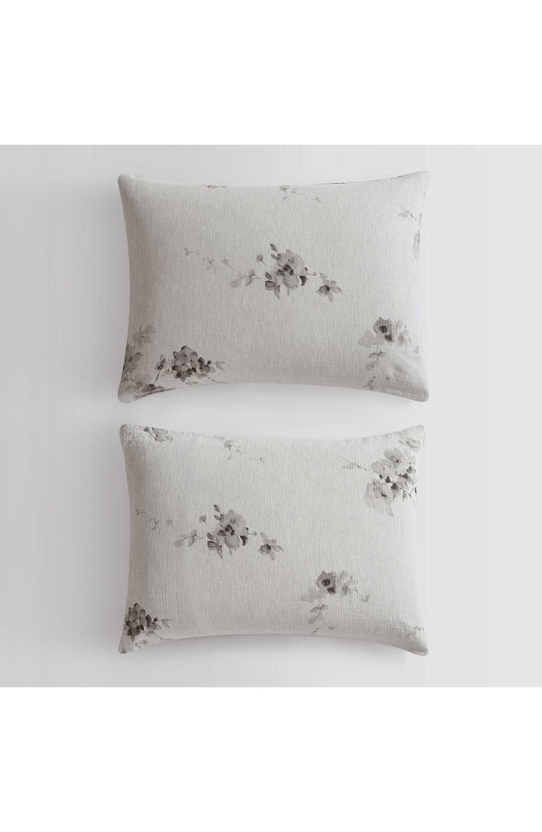 Calvin Klein Aquarelle Mélange Gauze Comforter & Shams Set, Alternate, color, Beige/ Tan