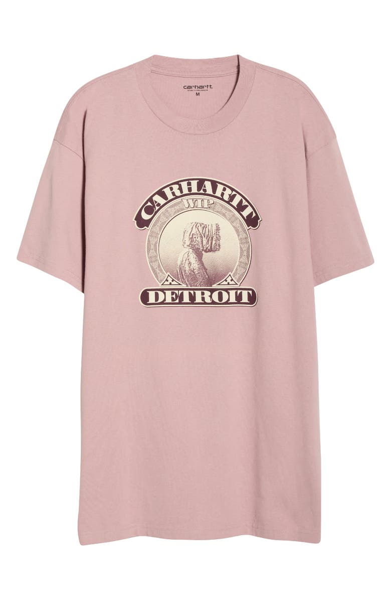 Carhartt Work In Progress Cold World Organic Cotton Graphic T-Shirt, Main, color, Glassy Pink