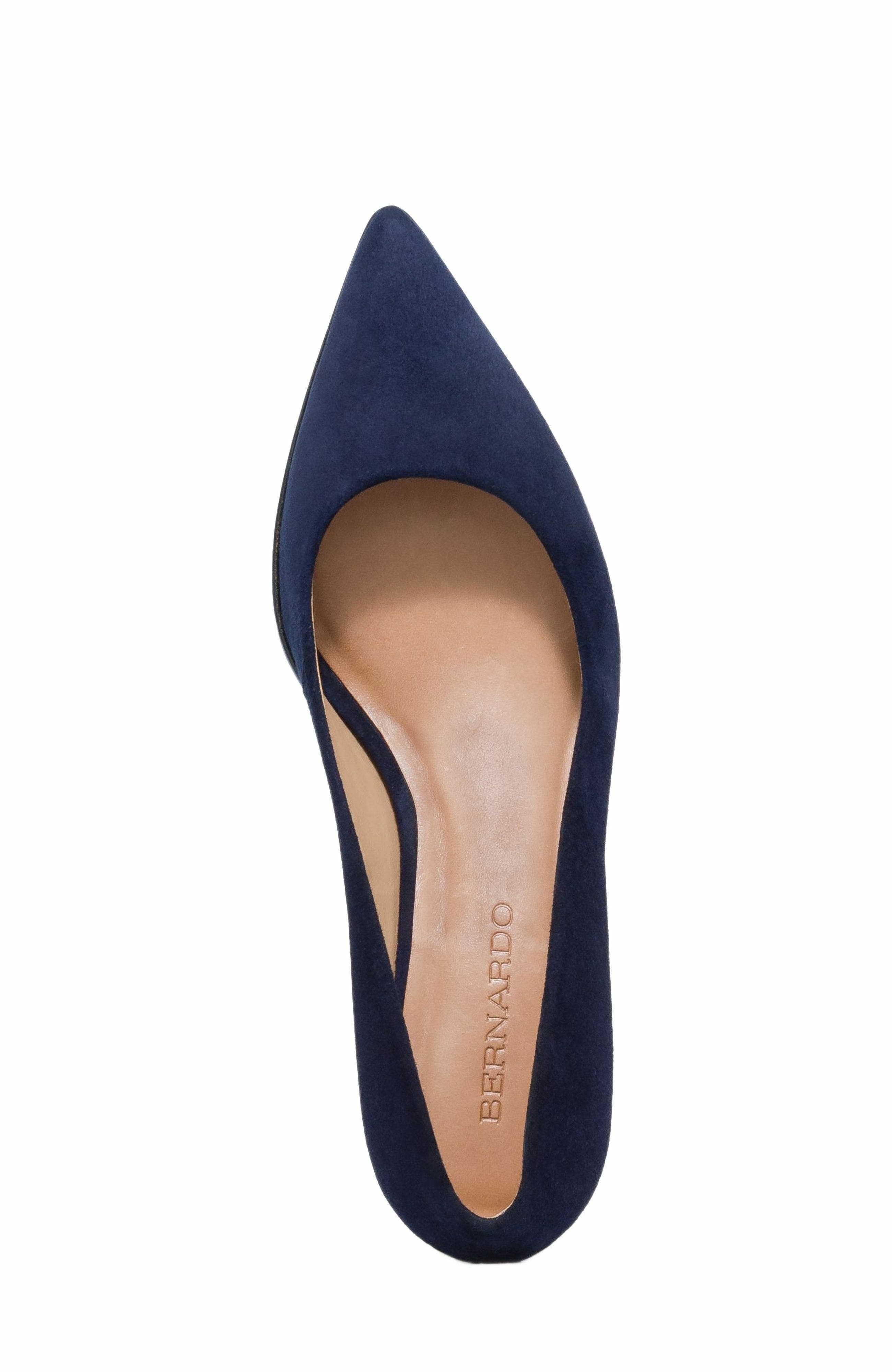 Millie Block Heel Pump, Alternate, color, DARK NAVY