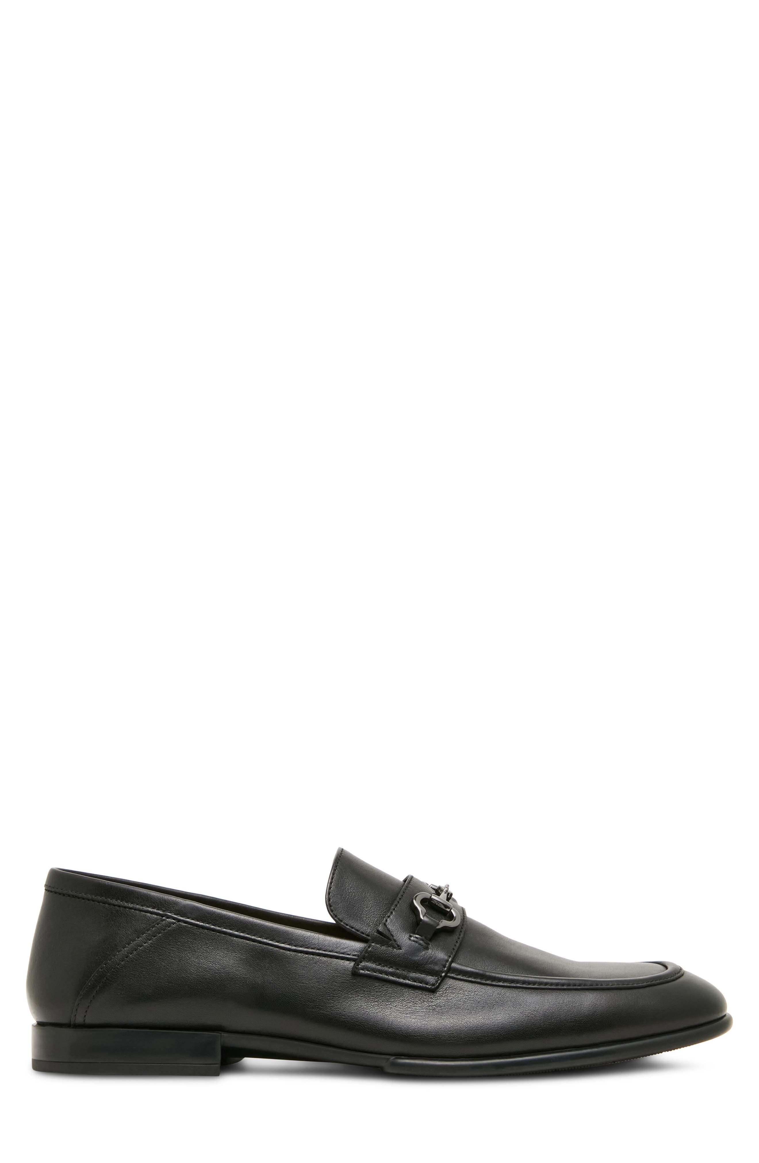Beckham Leather Bit Loafer, Alternate, color, BLACK LEATHER