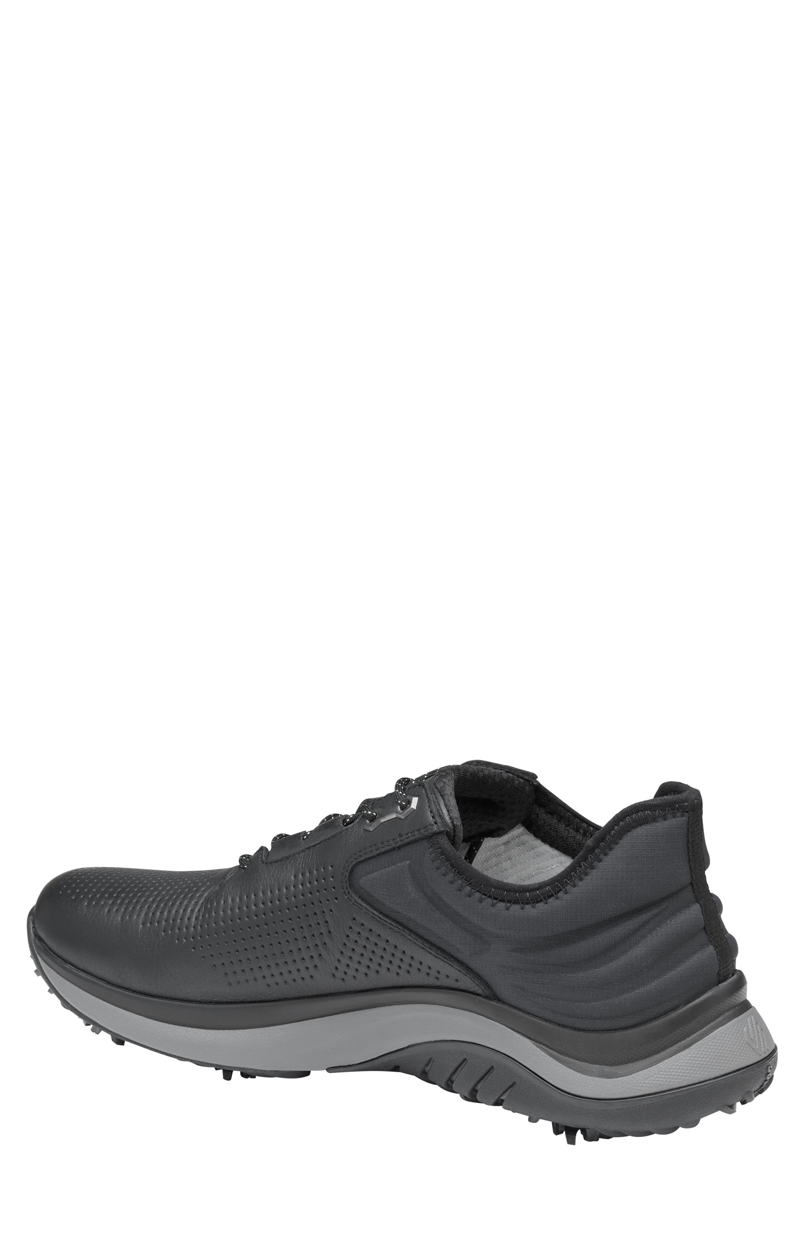 Johnston & Murphy HTS1-Luxe Waterproof Golf Shoe, Alternate, color, 