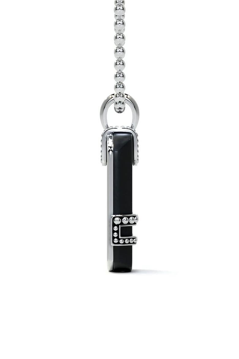Men's Anthem Tag Amulet, Alternate, color, BLACK AGATE