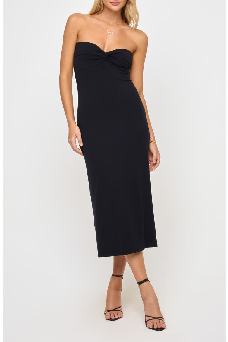 Lisette Strapless Rib Cover-Up Dress video