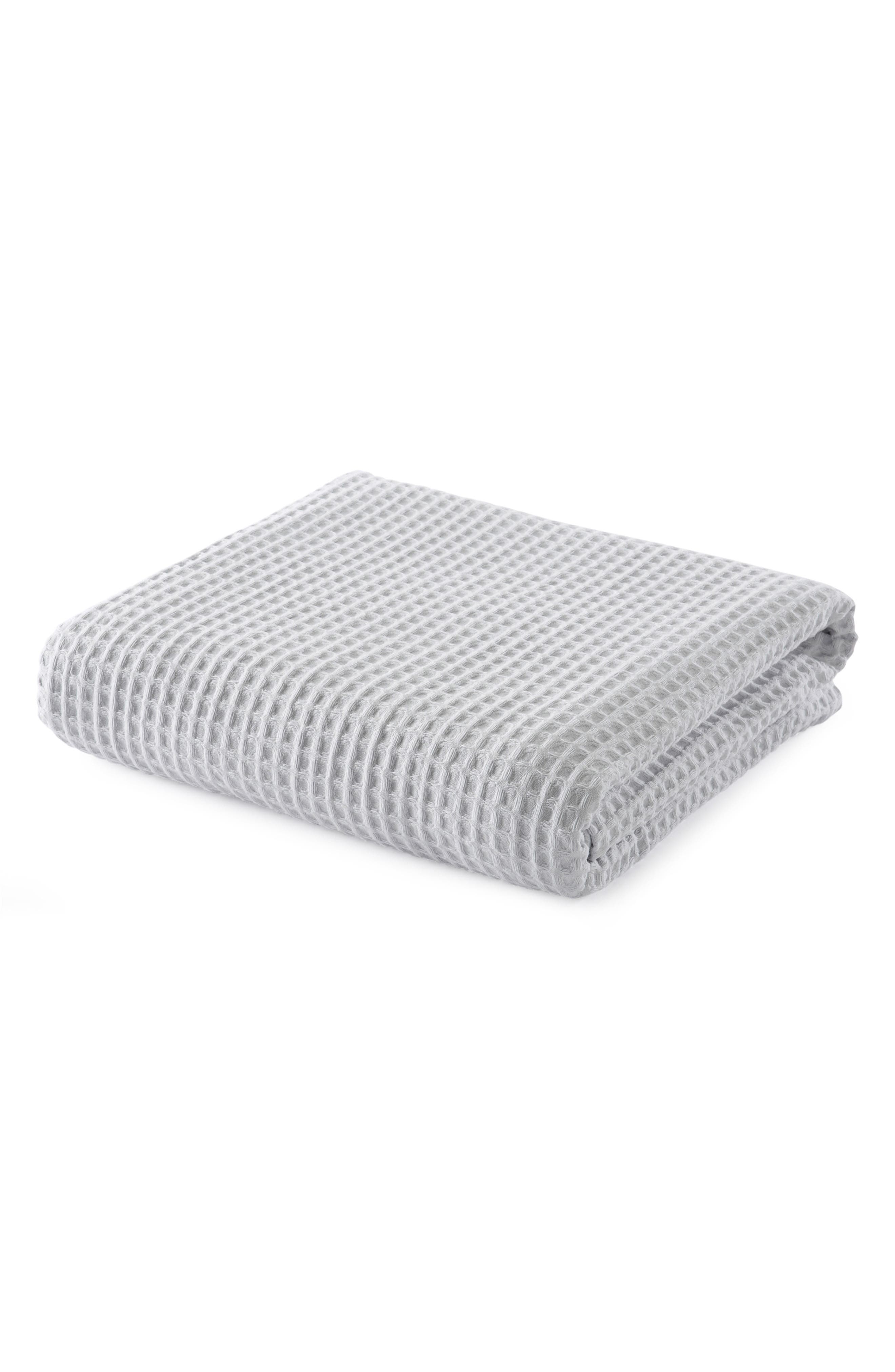 Woven & Weft Super Soft Cotton All-Season Waffle Weave Throw Blanket