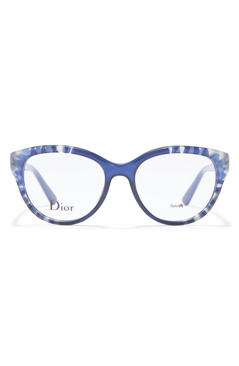 CHRISTIAN DIOR 51mm Cat Eye Optical Frames, Main, color,