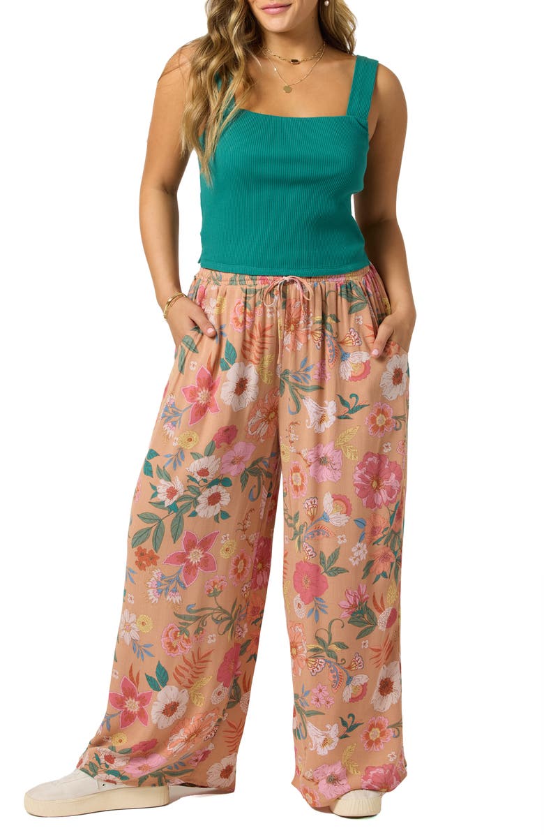 O'Neill Milah Camilla Wide Leg Pants, Alternate, color, Cork