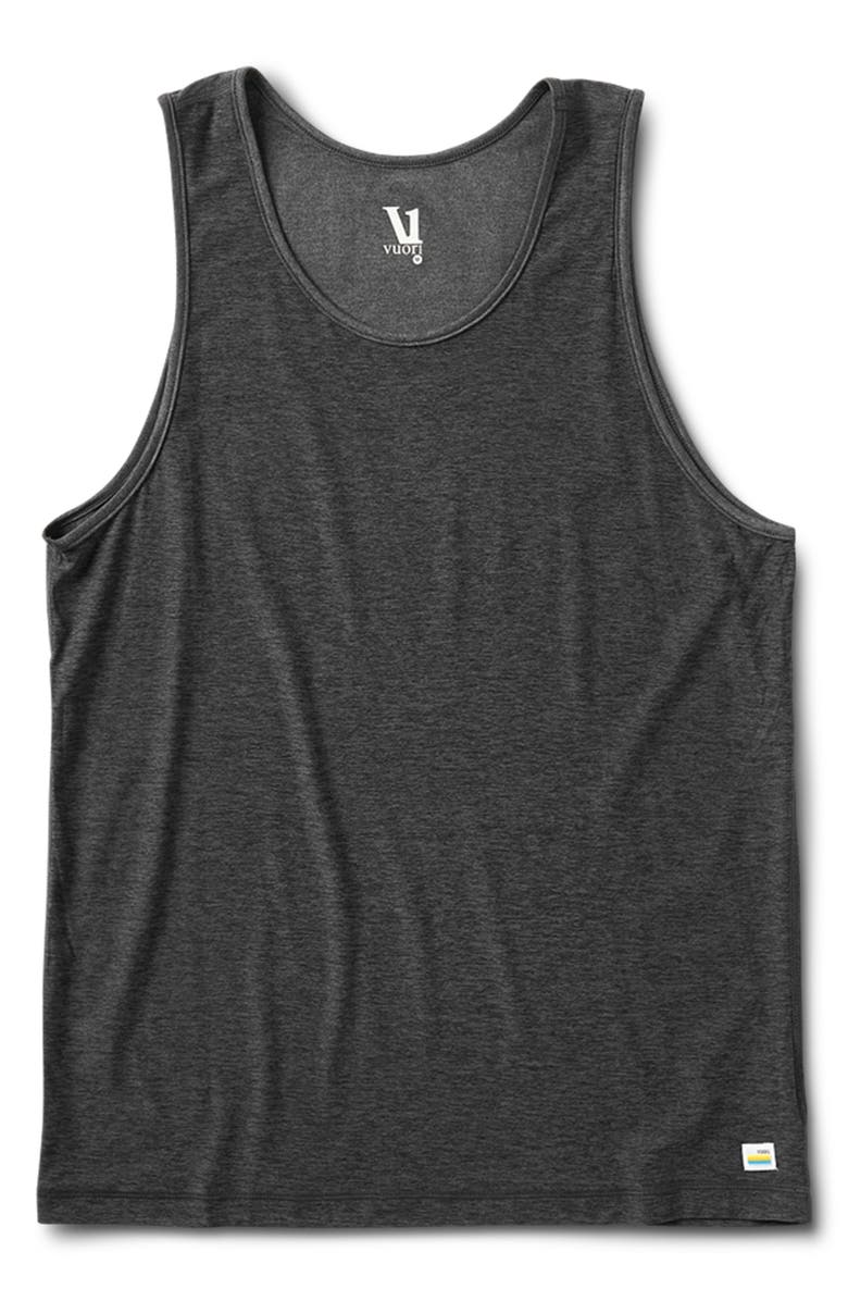 Vuori Strato Tech Tank, Main, color, Charcoal Heather
