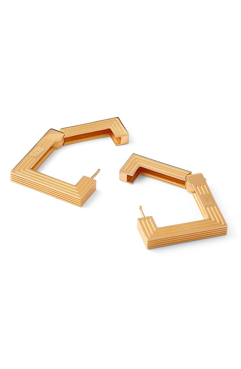 IVI Los Angeles Large Aurelia Hoop Earrings, Alternate, color, Yellow Gold