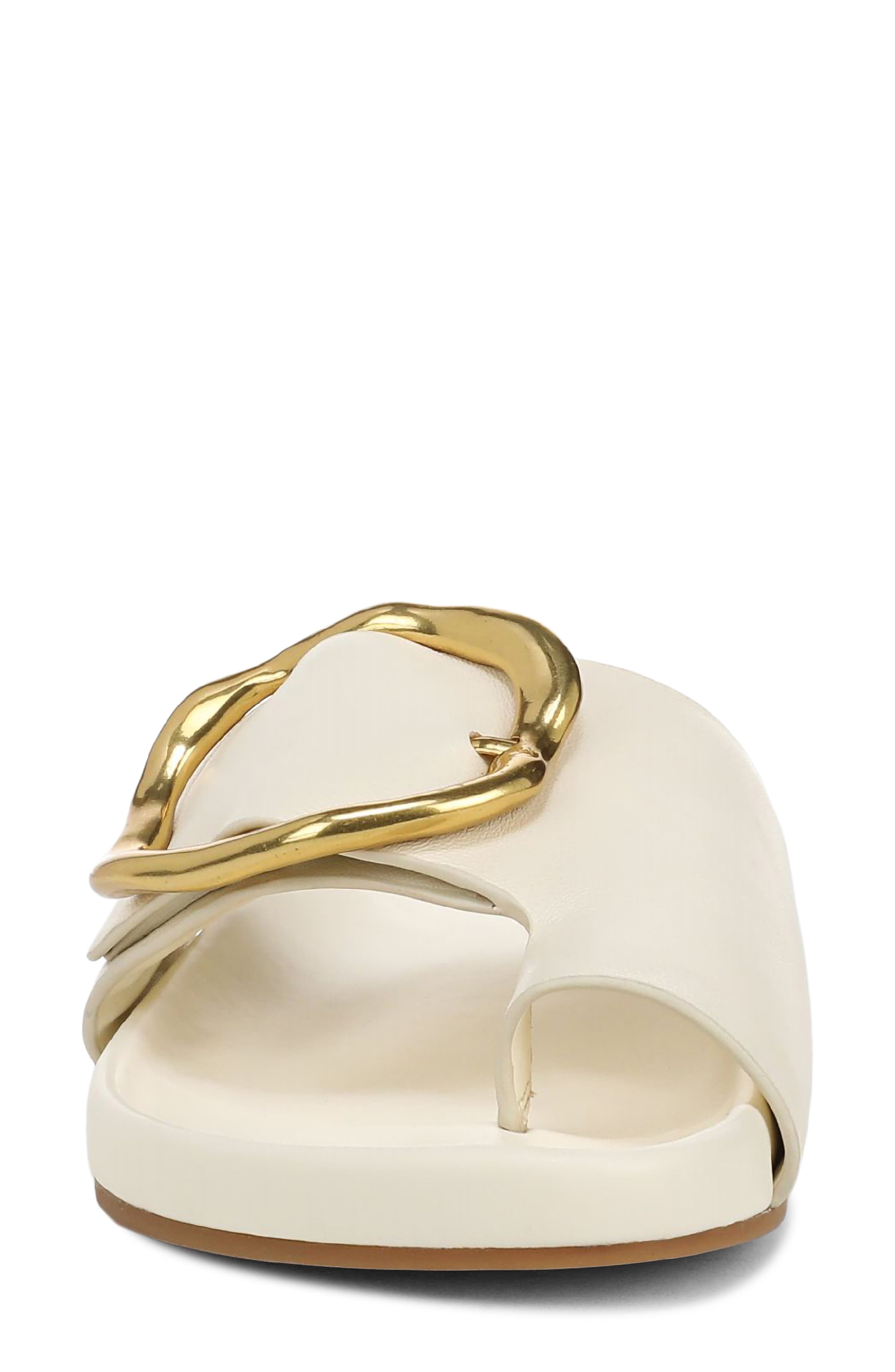 Brianka Sandal, Alternate, color, MARSHMALLOW