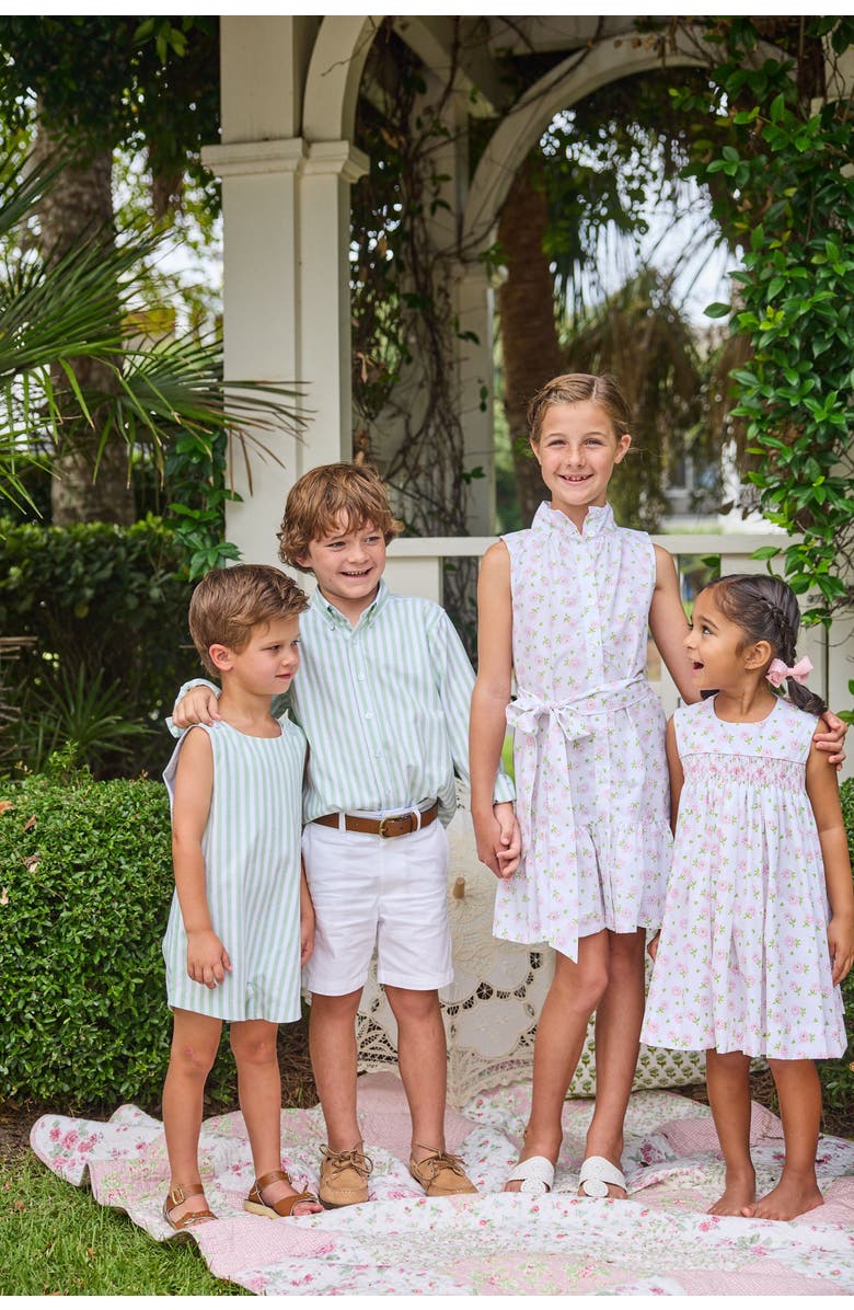 Little English Kids' Button Down Shirt Blend, Alternate, color, Meriwether Stripe