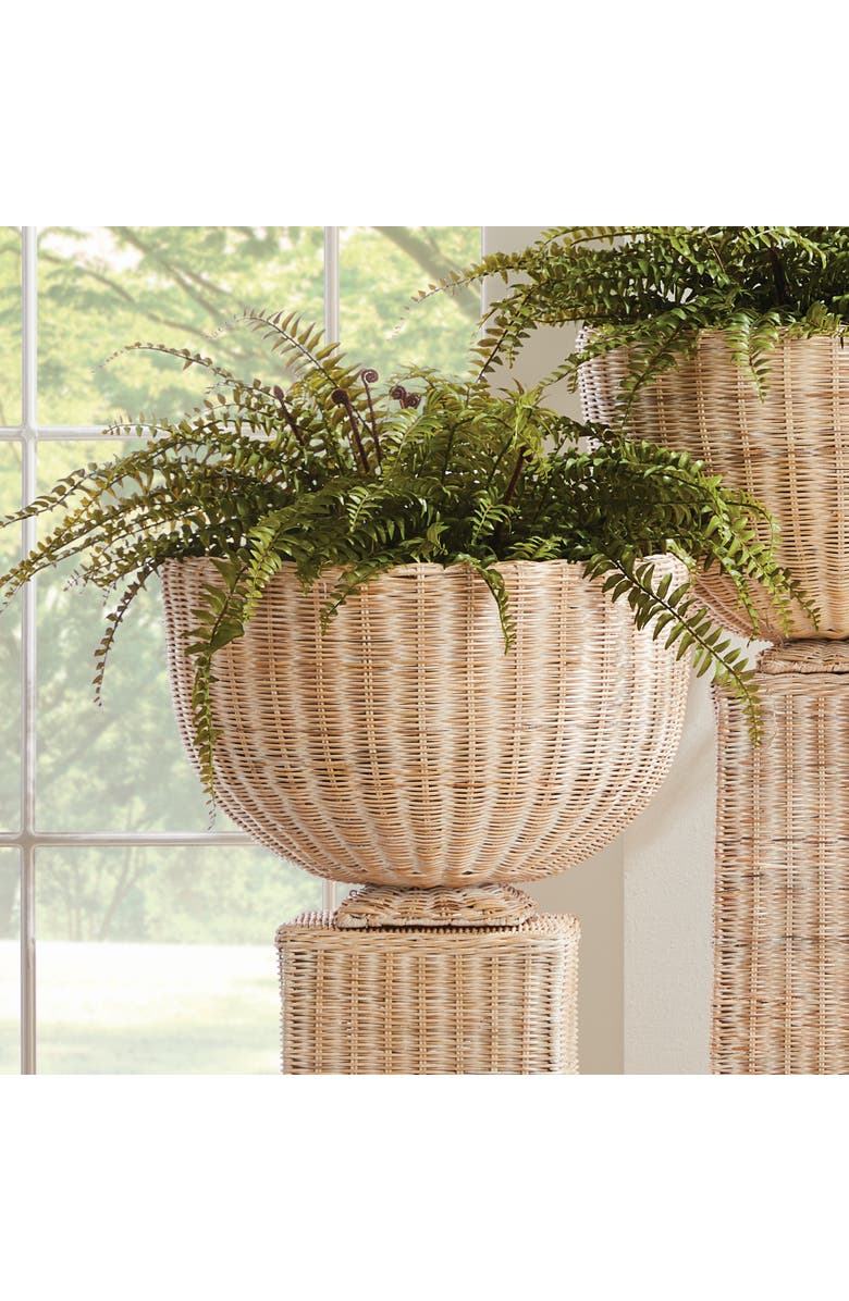 Napa Home & Garden Charleston Footed Bowl, Alternate, color, Beige