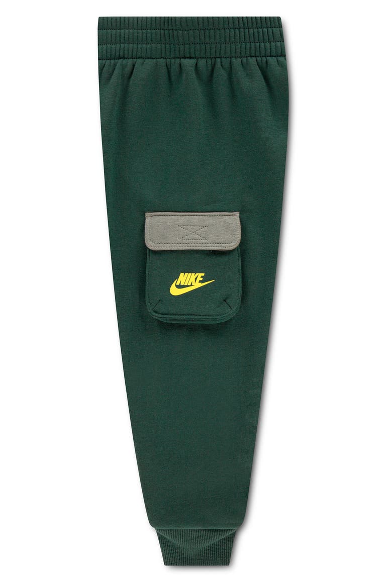 Kids' Sportswear Hoodie & Cargo Pants Set, Alternate, color, FIR