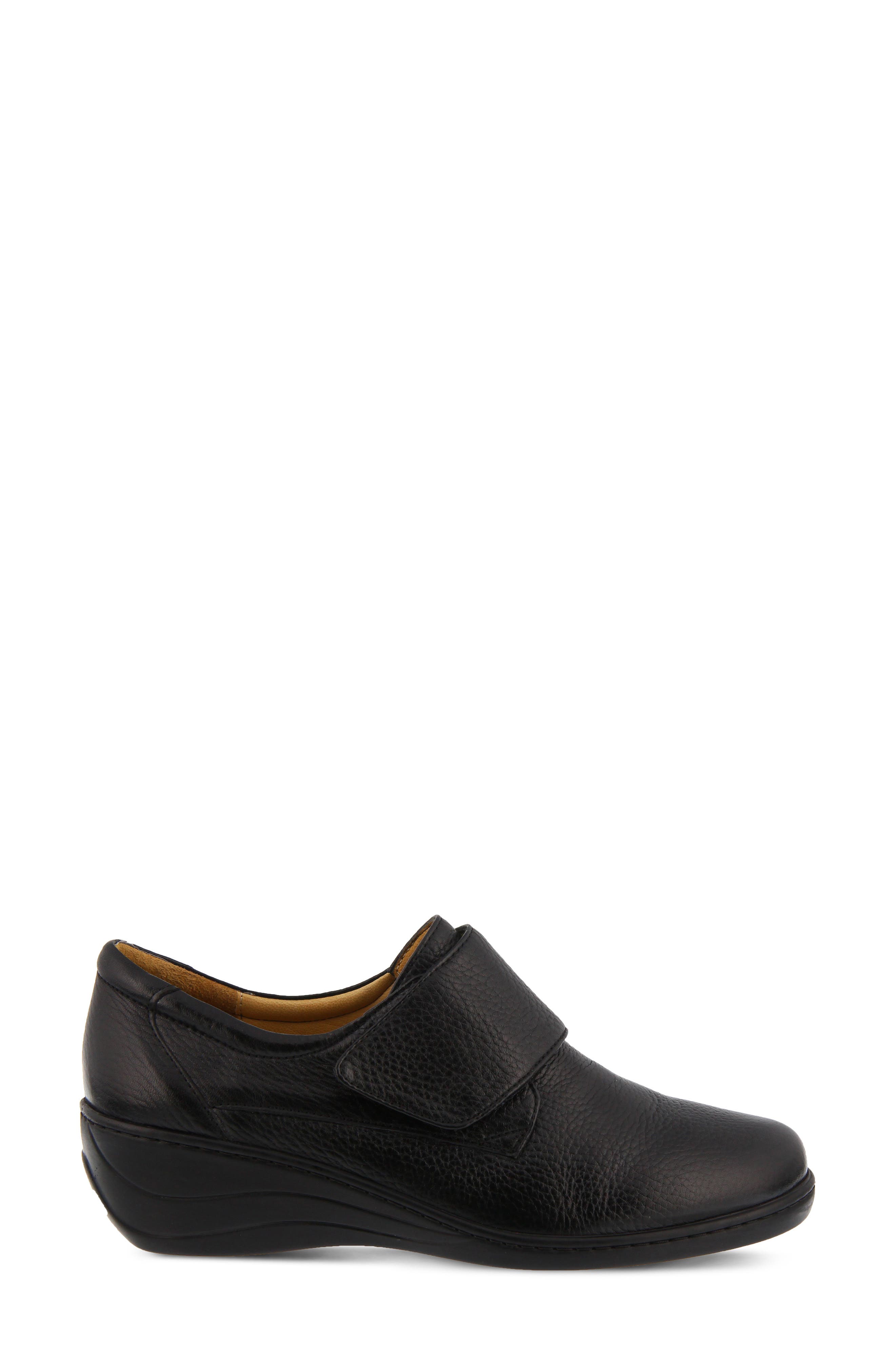 Corvo Ankle Slip-On Shoe, Alternate, color, BLACK