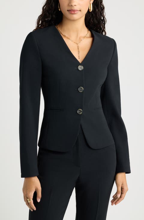 Curator V Neck Blazer