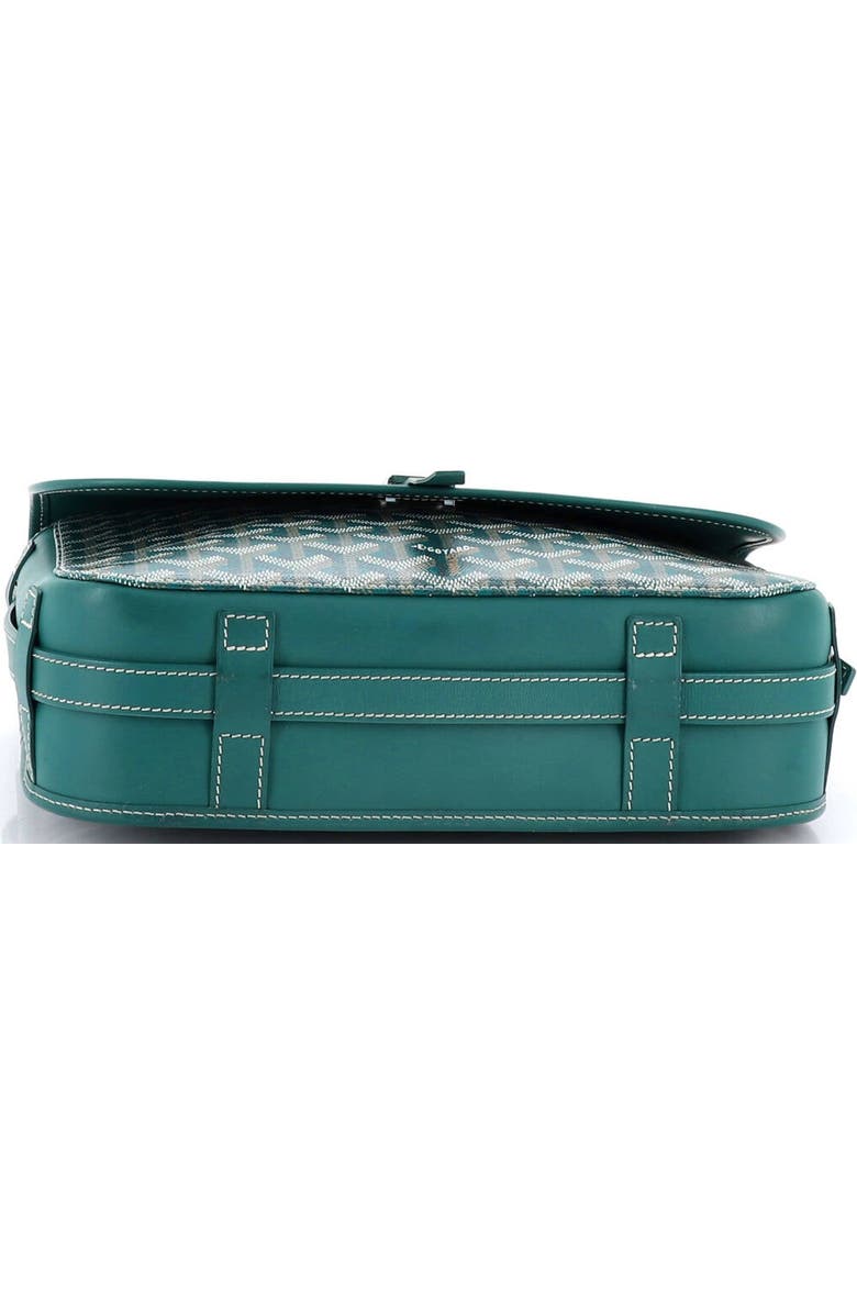 Pre-Owned Goyard Belvedere II Messenger Bag Coated Canvas MM, Alternate, color, Green