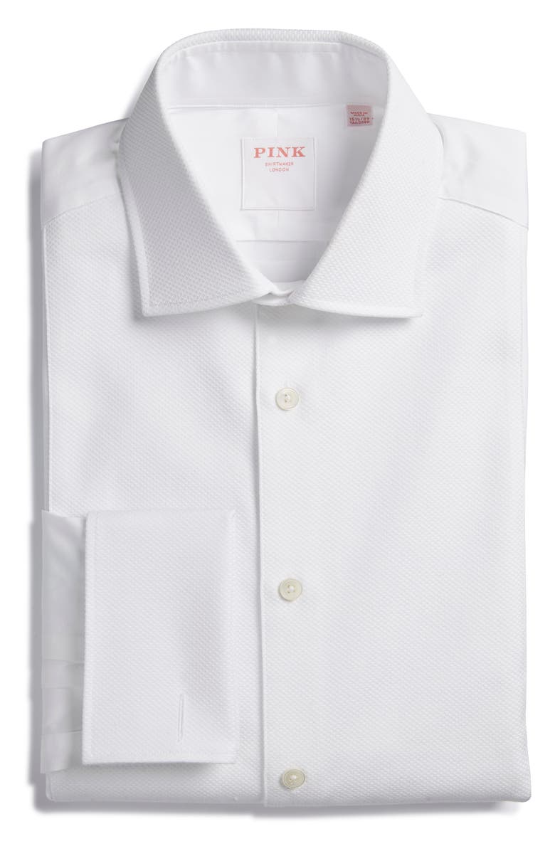 Thomas Pink Slim Fit Tuxedo Shirt, Alternate, color, 