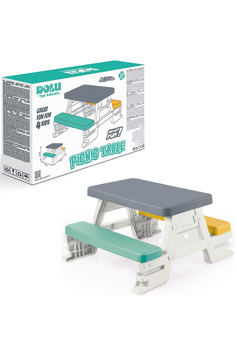 Picnic Table For 4, Age 2+, Alternate, color, Multicolored