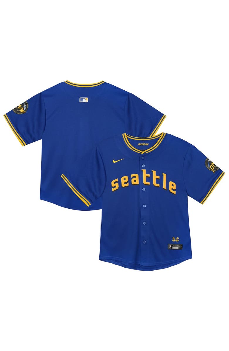 Nike Toddler Nike  Blue Seattle Mariners City Connect Team Limited Jersey, Main, color, 