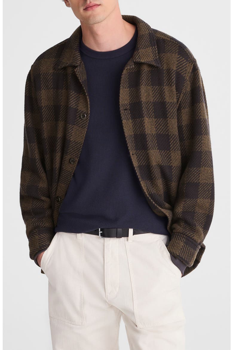 Twill Shirt Jacket, Main, color, GRADIENT PLAID