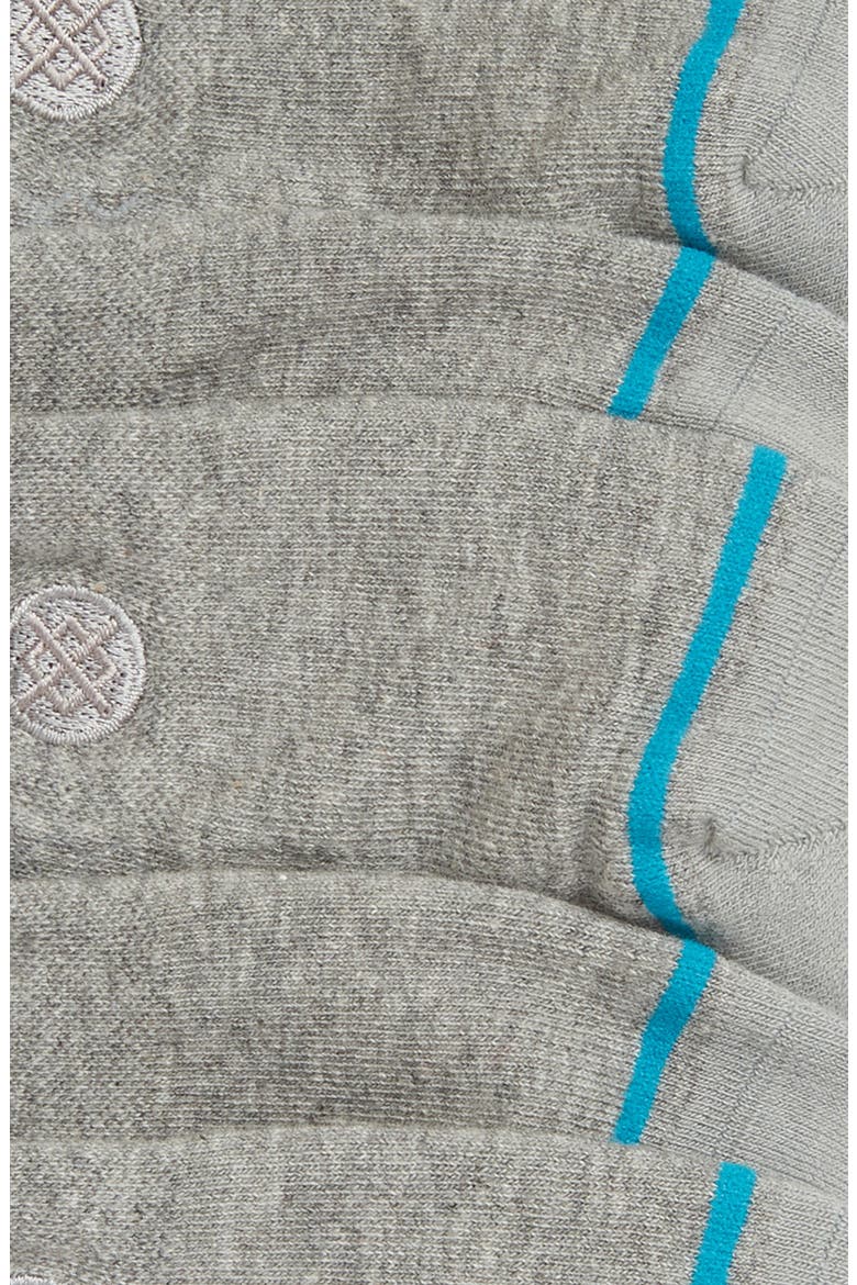 Gamut 3-Pack No-Show Liner Socks, Alternate, color, GREY