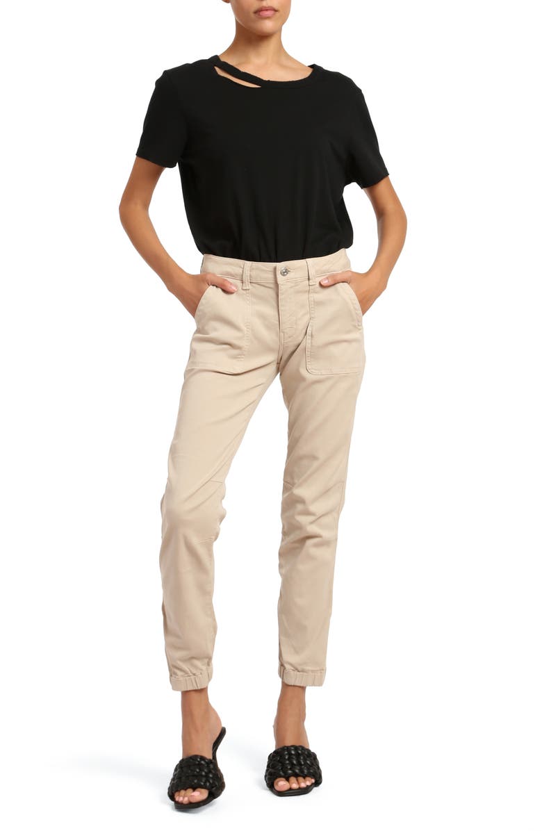 Mavi Jeans Luxe Twill Utility Jogger Pants, Alternate, color, 