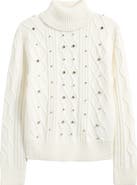 Lipsy Embellished Cable Stitch Sweater