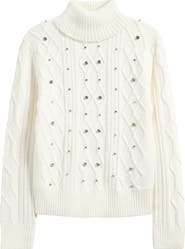Lipsy Embellished Cable Stitch Sweater