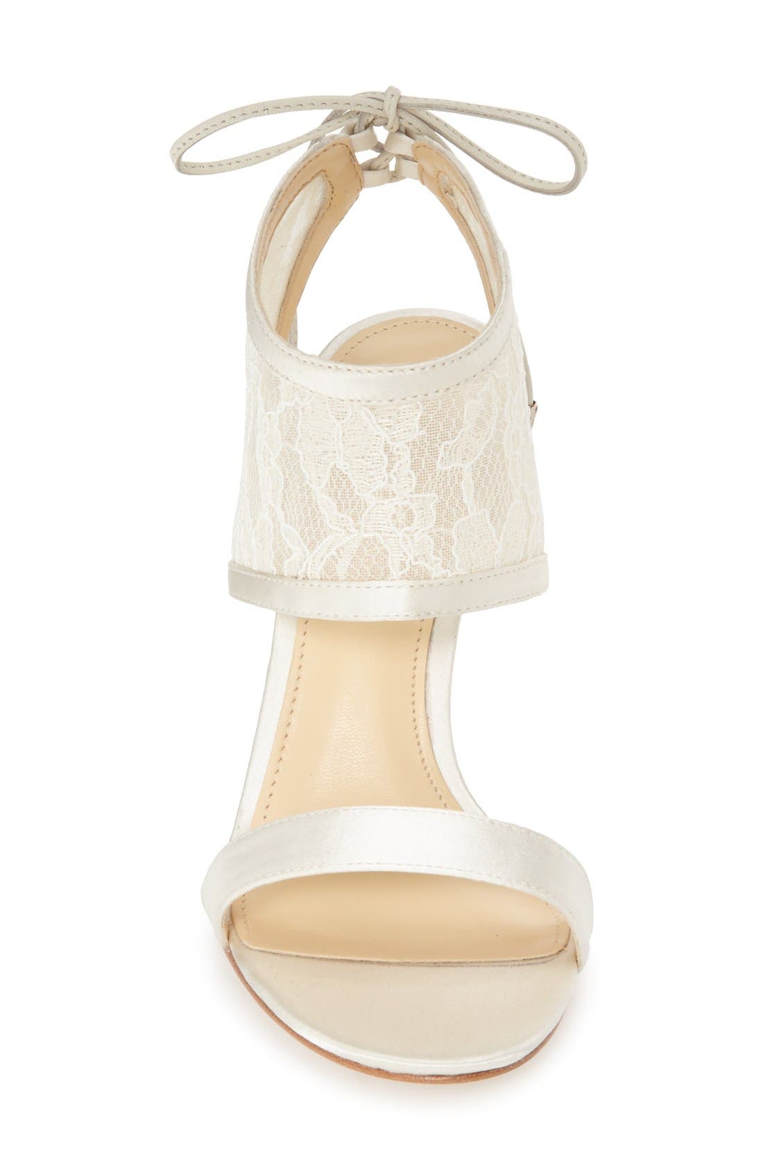 'Daza' Ankle Cuff Sandal, Alternate, color, IVORY