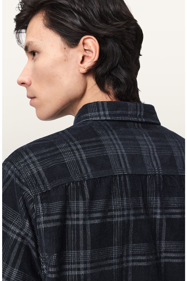 Rockley Corduroy Button-Up Shirt, Alternate, color, SURGE BLACK