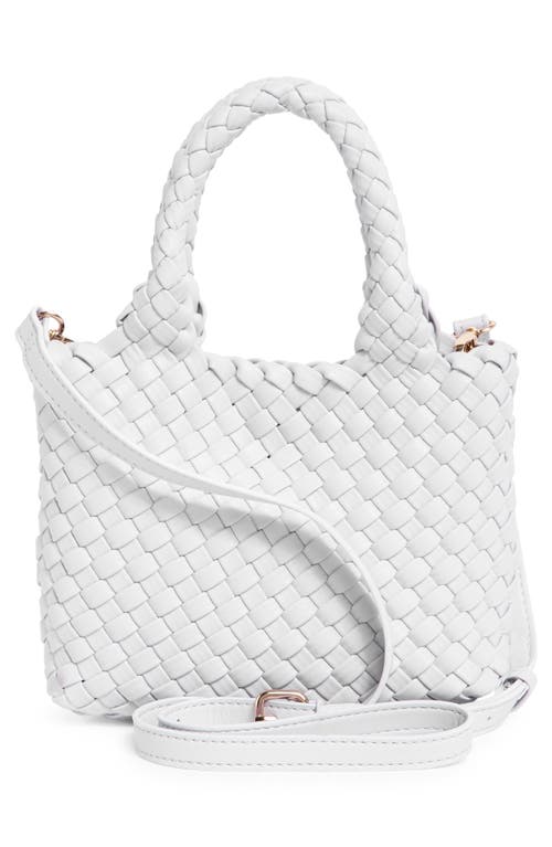 Urban Expressions Handbags Diamond Weave Satchel In Cream