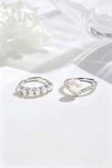 Classicharms Freshwater Pearl Stackable Ring Set
