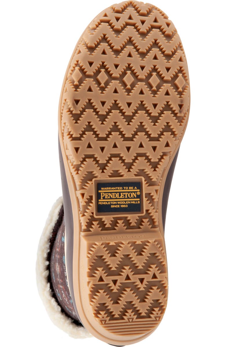 Pendleton Faux Shearling Lined Waterproof Duck Boot, Alternate, color,