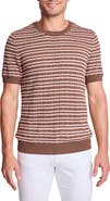 PAISLEY & GRAY Stripe Short Sleeve Knit T-Shirt