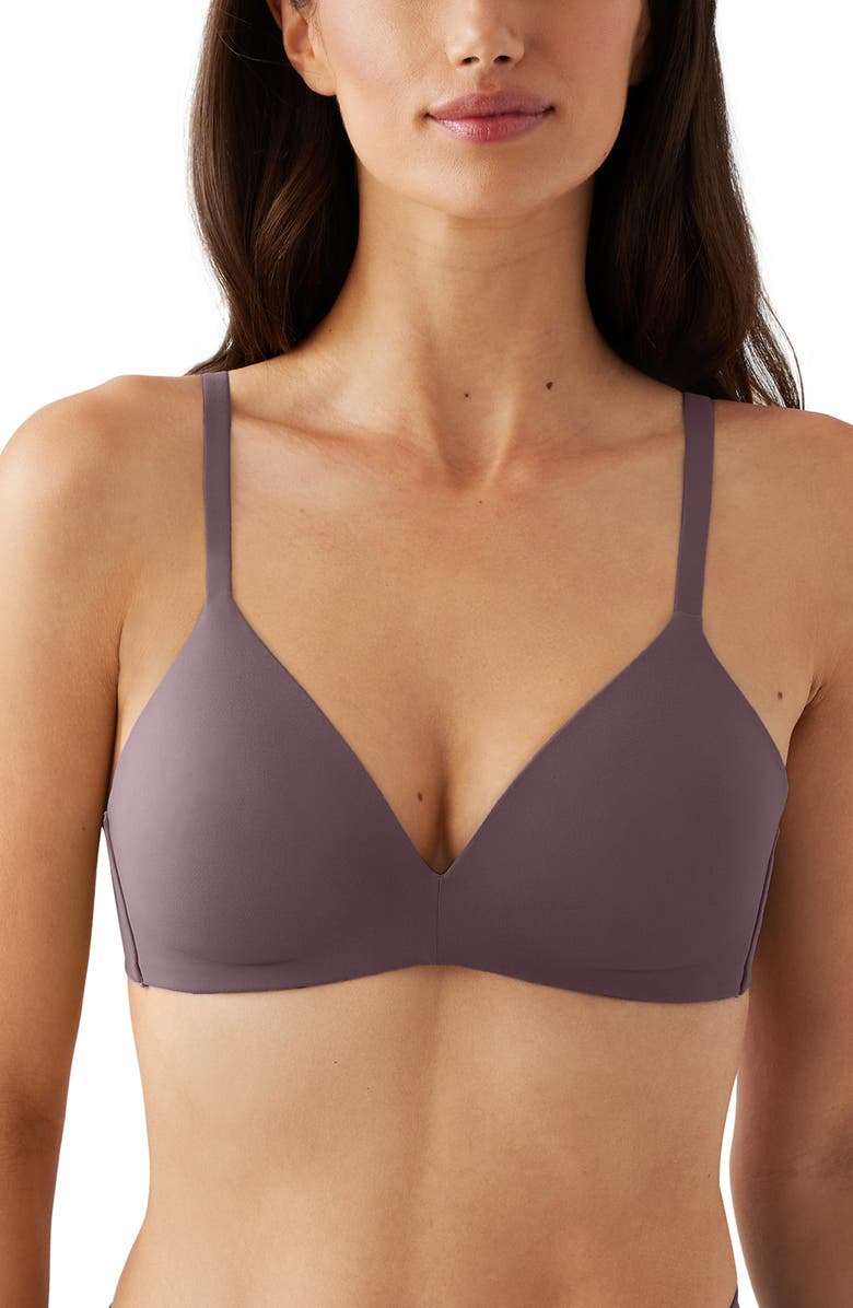 Wacoal How Perfect Wire Free T-Shirt Bra, Main, color, Huckleberry