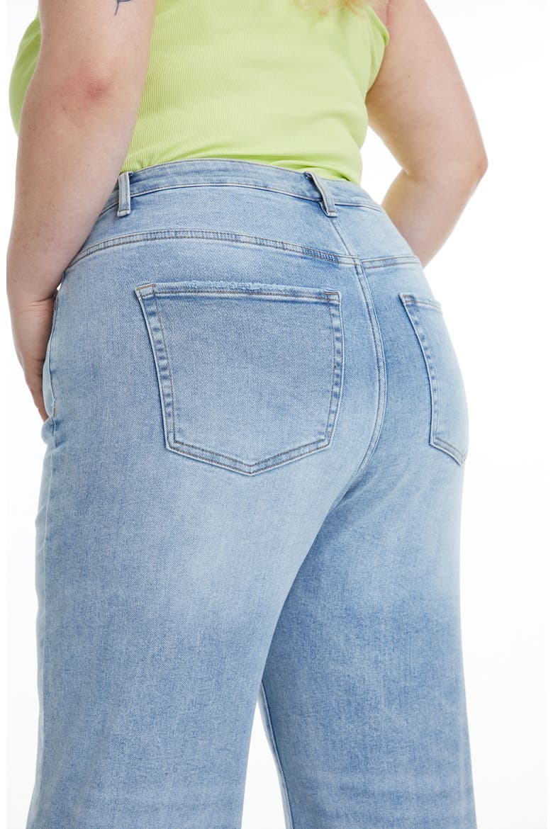 Ankle Wide Leg Jeans, Alternate, color, LIGHT BLUE
