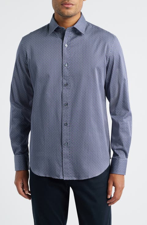Julian Shaped Fit Button-Up Shirt
