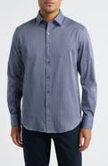 Bugatchi Julian Shaped Fit Button-Up Shirt