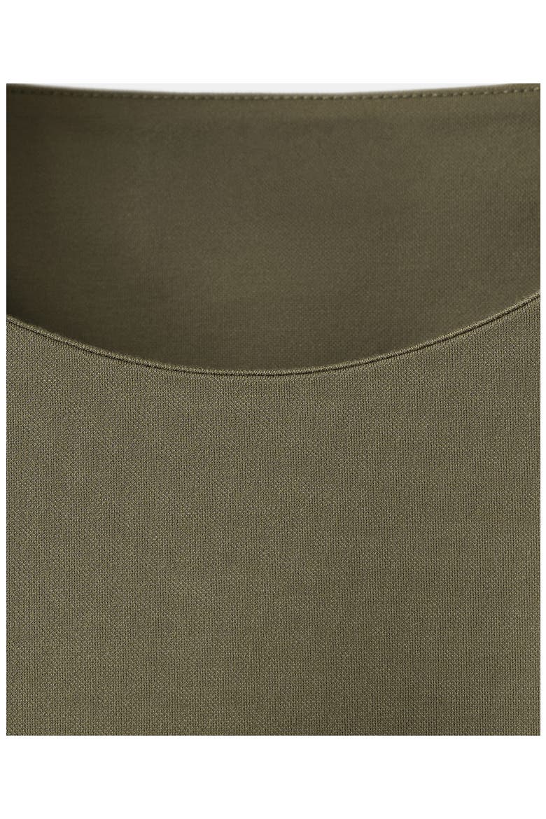 Ruched Boat Maternity Tank, Alternate, color, KHAKI GREEN