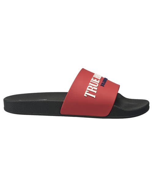 True Religion Weezy Logo Slide In Red