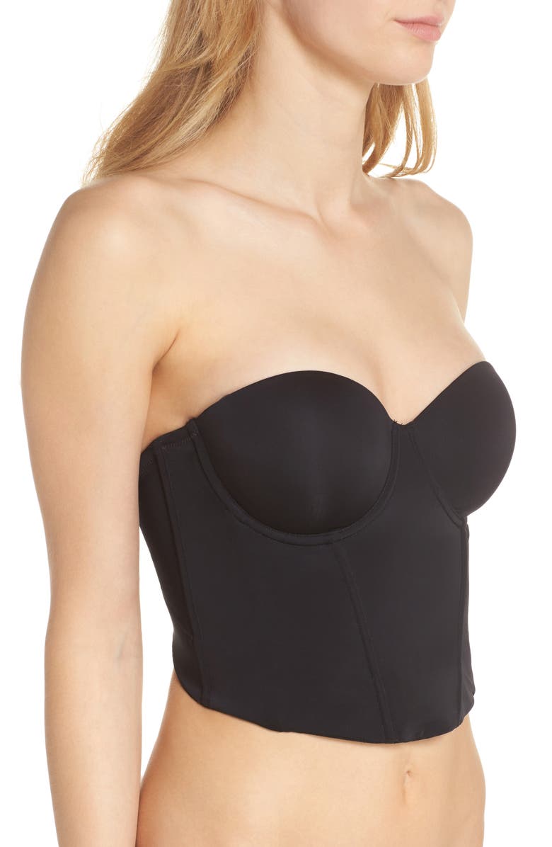 On Gossamer Beautifully Basic Convertible Strapless Underwire Bustier, Alternate, color, 