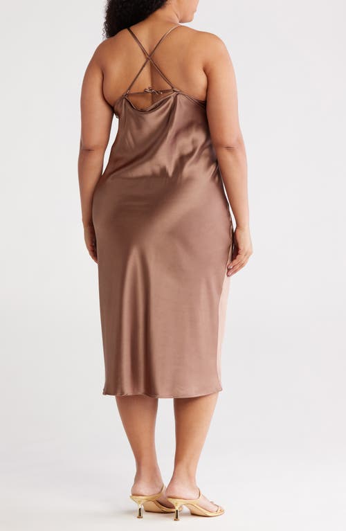 Renee C Satin Slipdress