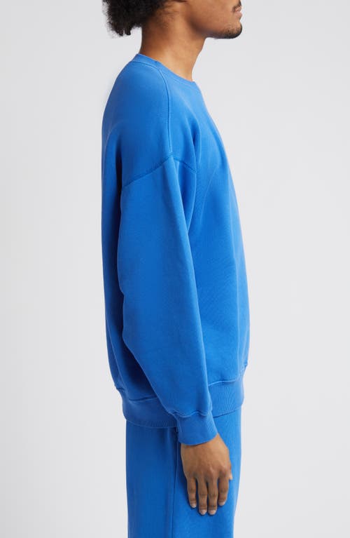Elwood Core Oversize Crewneck Sweatshirt In Blue