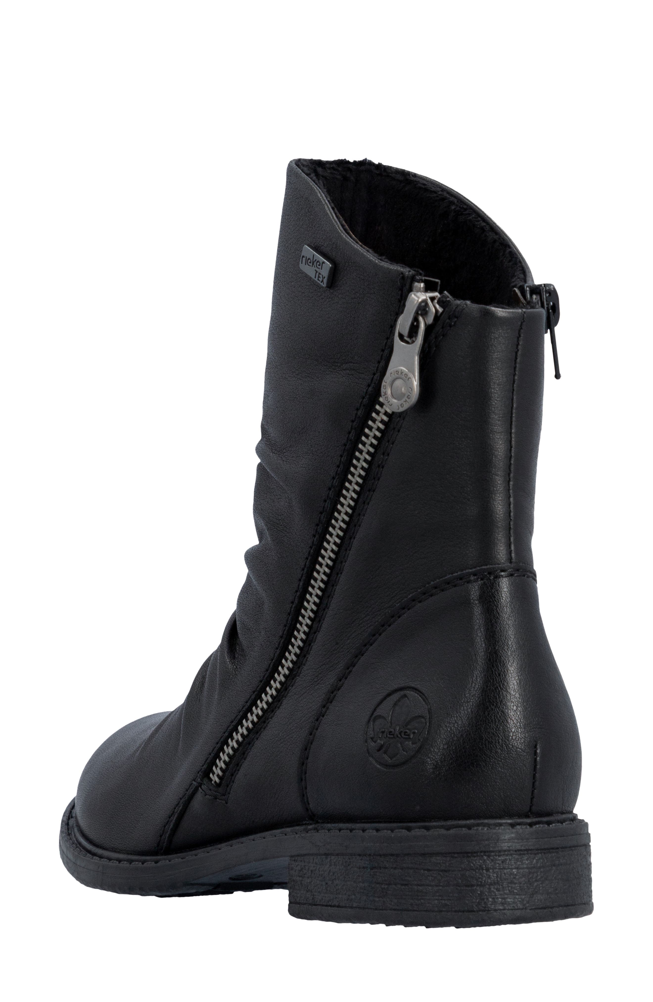 Ornella 53 Leather Bootie, Alternate, color, SCHWARZ/ SCHWARZ