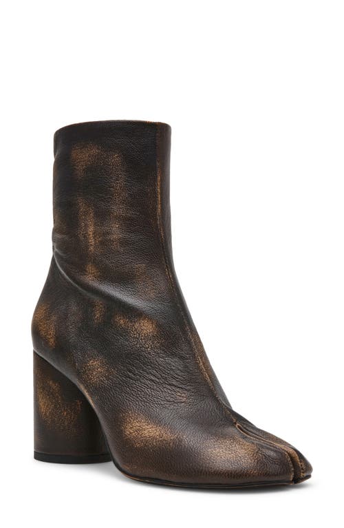Steve Madden Caro Split Toe Bootie In Brown