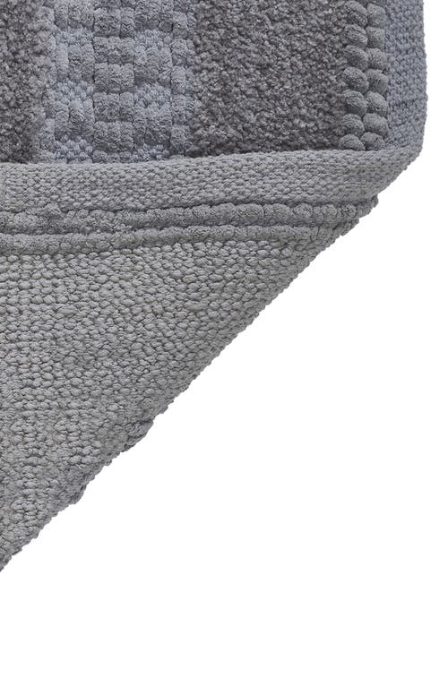 Vcny Home Tahari Home Asalia Chenille Bath Mat In Steel Grey